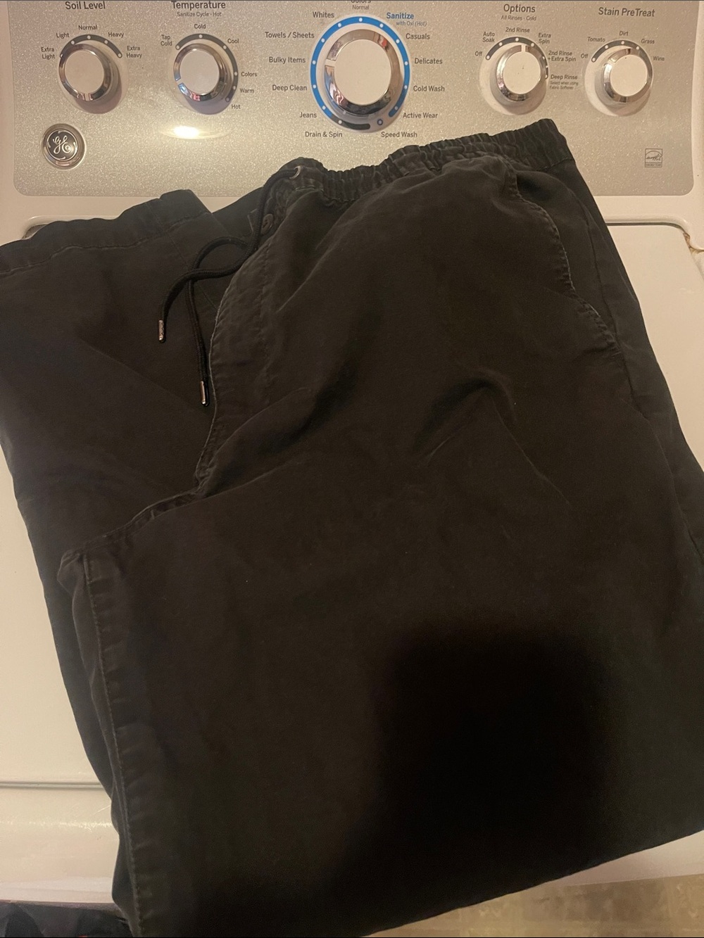 American Eagle Outfitters Men's Black Drawstring Joggers